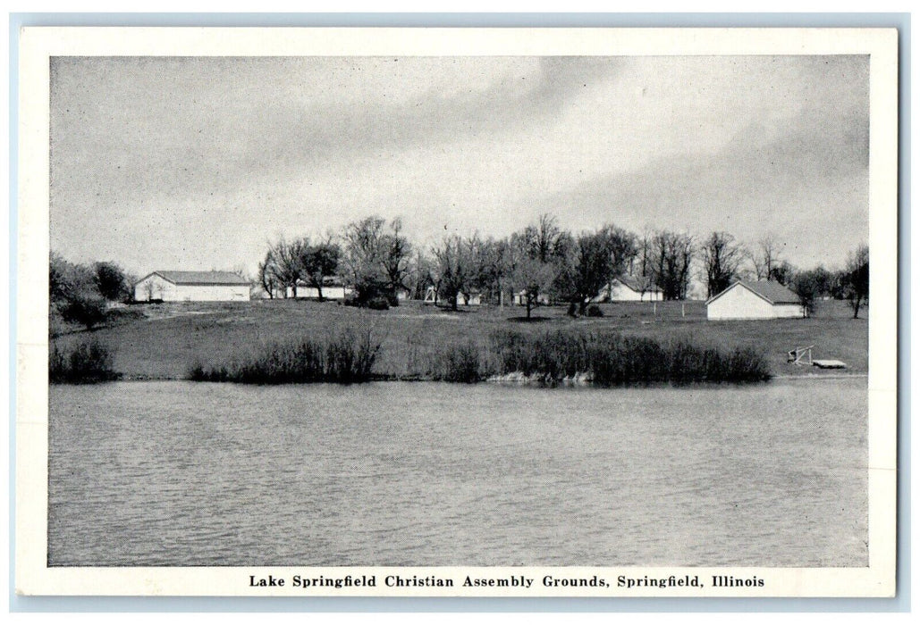 c1940 Lake Springfield Christian Assembly Grounds Springfield Illinois Postcard