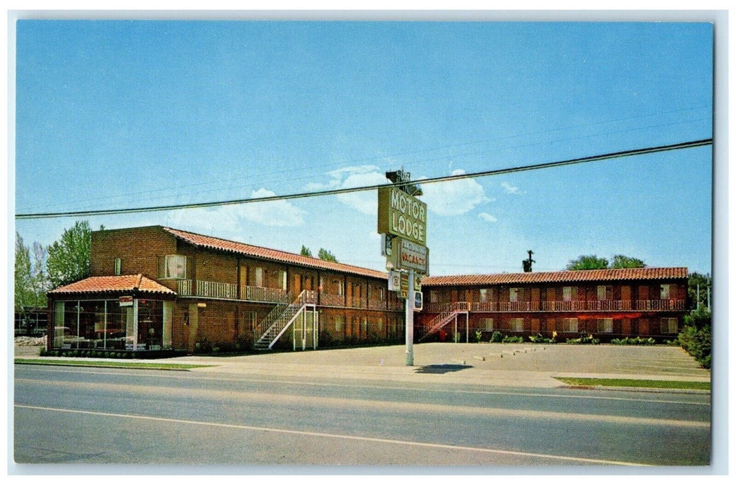 c1950's Ox Bow Motor Lodge Roadside Reno Nevada NV Posted Vintage Postcard