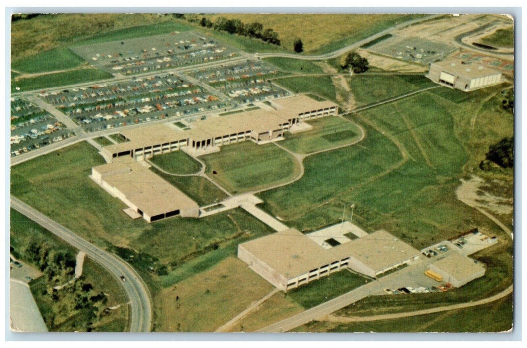 c1960 Aerial Kansas City Kansas Community College Kansas City Missouri Postcard