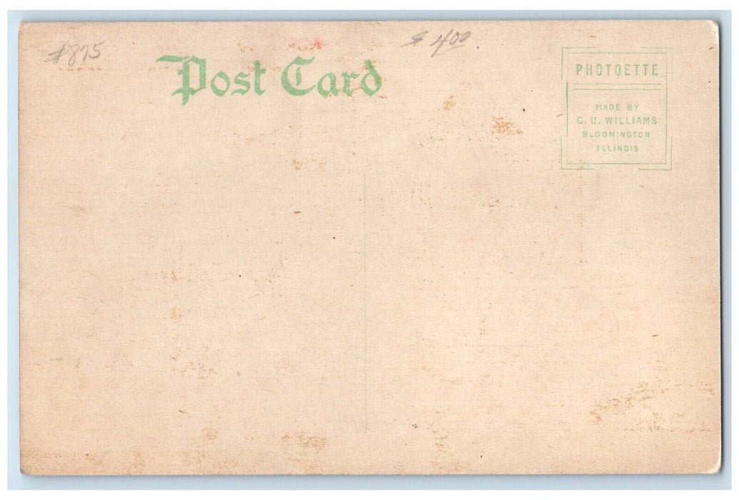 c1910's Koehler Hotel Building Street View Grand Island Nebraska NE Postcard