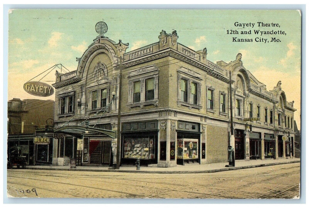 2003 Gayety Theatre 12th Wyandotte Kansas City Missouri Posted Vintage Postcard