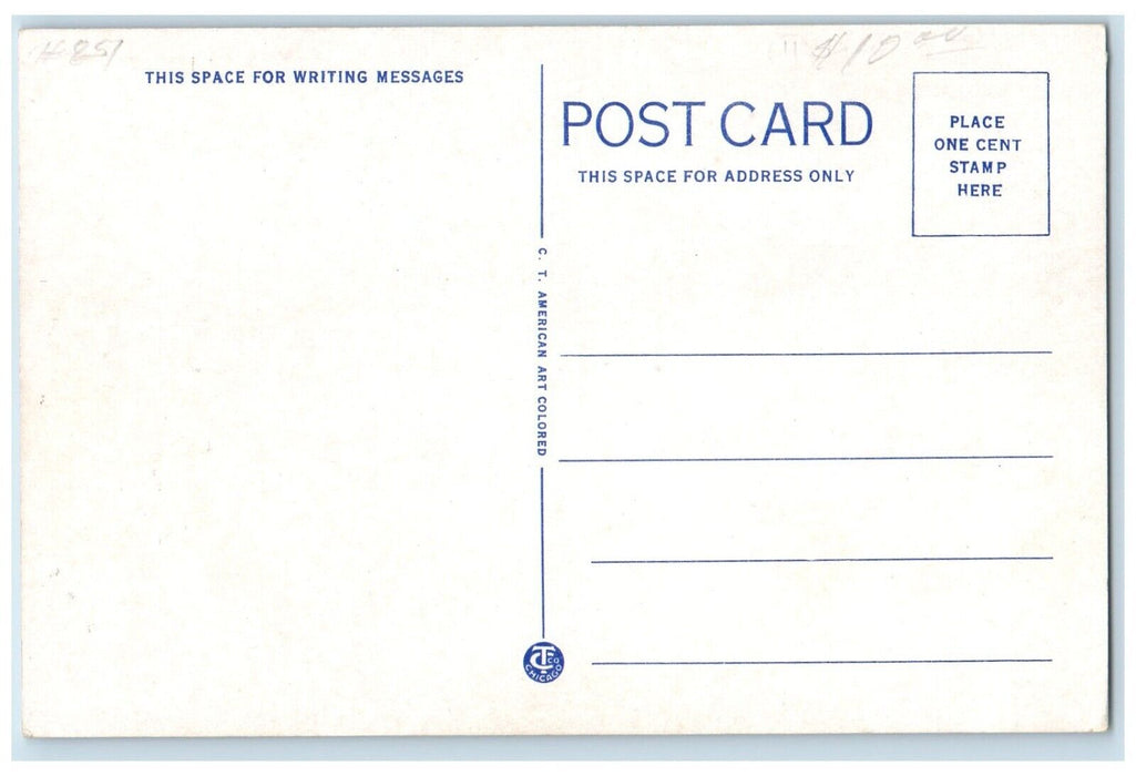 c1930's Box Butte Avenue Imperial Chevrolet Hotel Alliance Nebraska NE Postcard