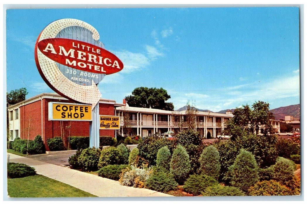 c1960's Little America Motel Coffe Shop Salt Lake City Utah UT Vintage Postcard