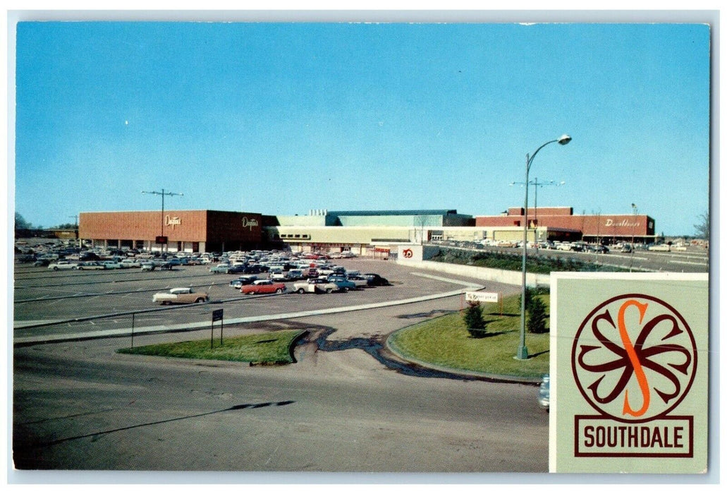 c1960 Southdale Center Shopping Center Exterior Minneapolis Minnesota Postcard