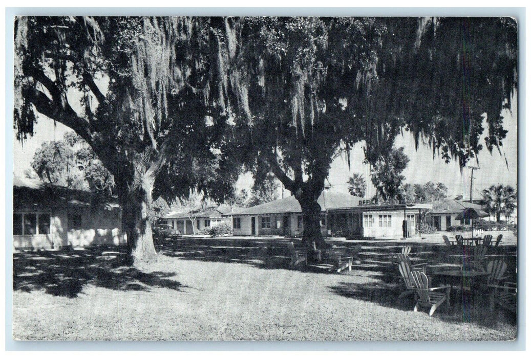 1940 Exterior View Courtesy Court Motel St Augustine Florida FL Vintage Postcard