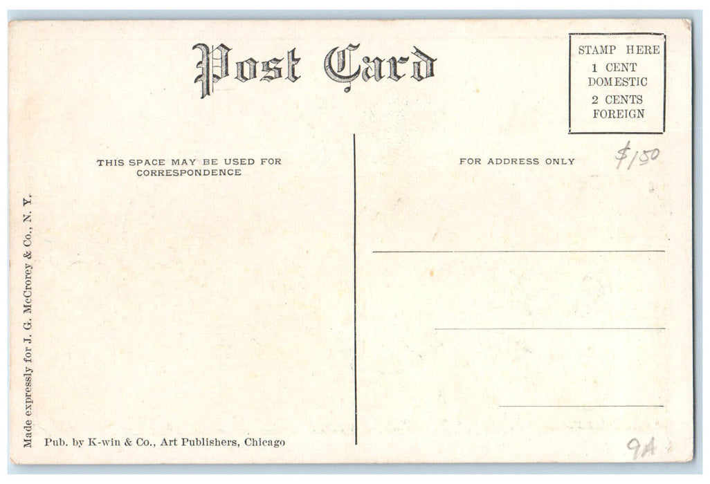 c1920's National Cemetery Antietein Battlefield Sharpsburg Maryland MD Postcard