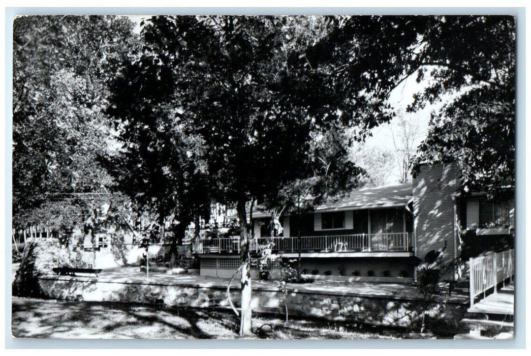 1968 Home Residence View Mountain Home Arkansas AR RPPC Photo Posted Postcard