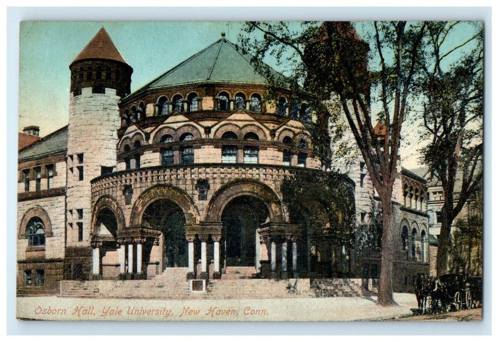 1913 Osborn Hall, Yale University New Haven CT East Haven CT Posted Postcard