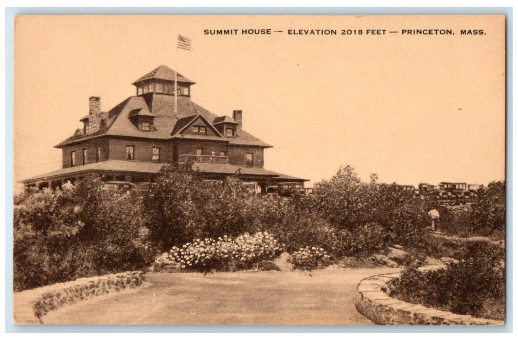 c1910 Summit House Princetown Massachusetts MA Antique Unposted Postcard