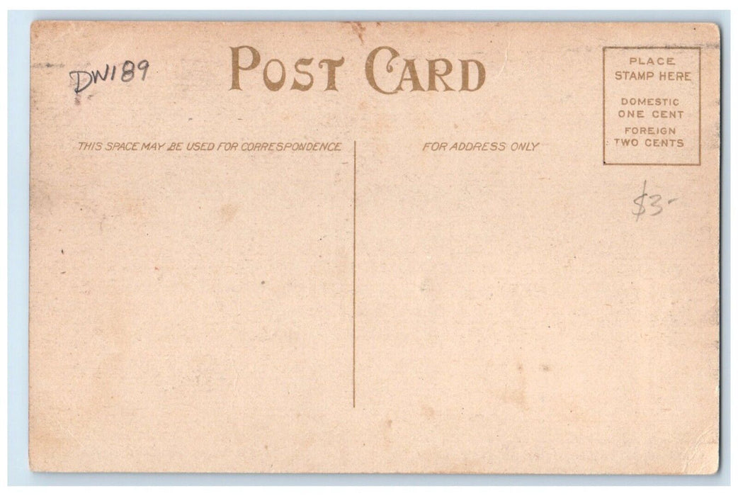 c1910 Clark Music House Building Crowd Street Syracuse New York Antique Postcard
