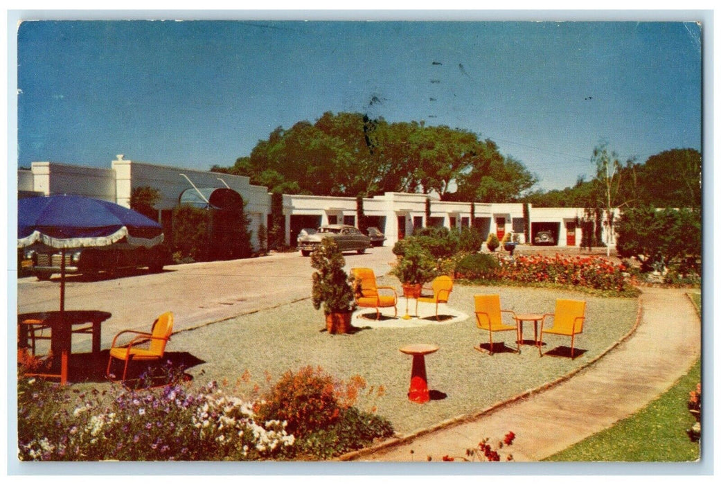 1959 Court Motel San Rafael California CA, Carson City Nevada NV Posted Postcard