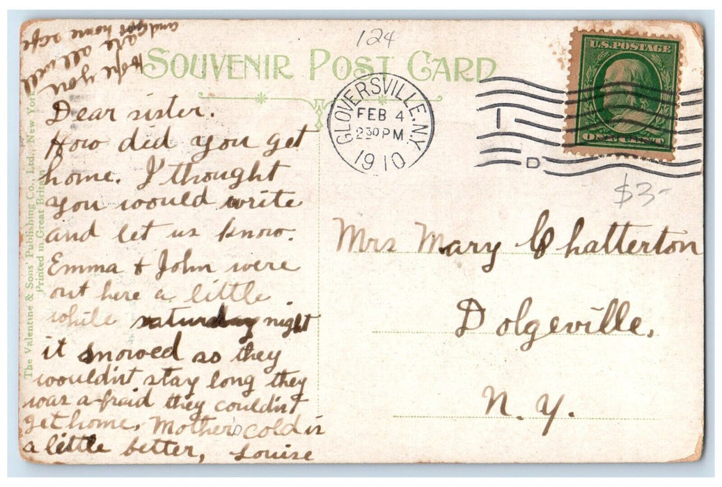 1910 Exterior Gloversville Knitting Co Building Gloversville New York Postcard