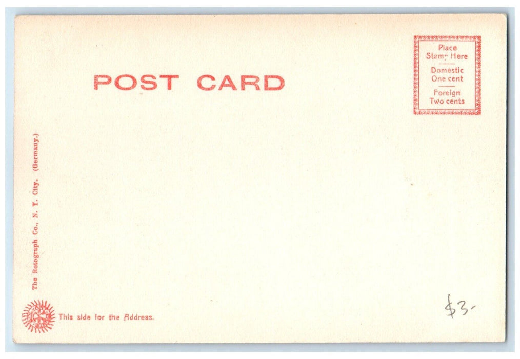 c1905 Psi Upsilon Fraternity Lodge Exterior Building Ithaca New York NY Postcard