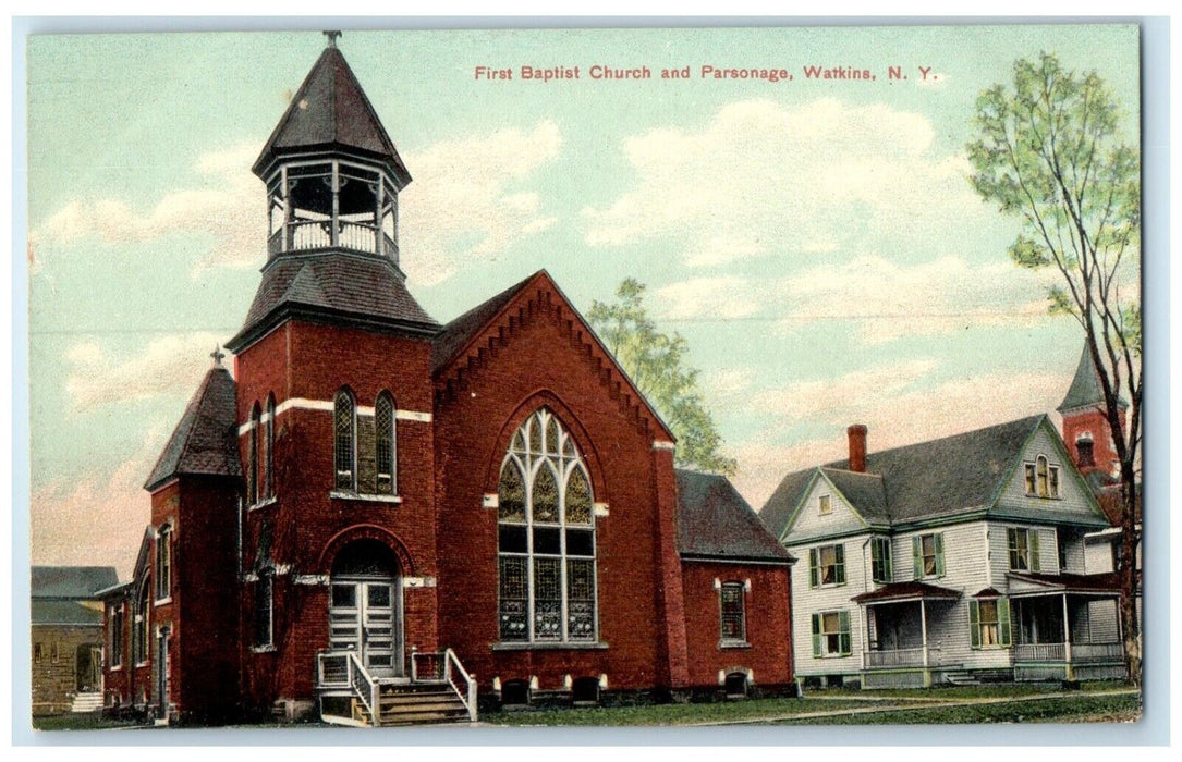 1910 Exterior View Mt Vernon High School Building Mt Vernon New York NY Postcard