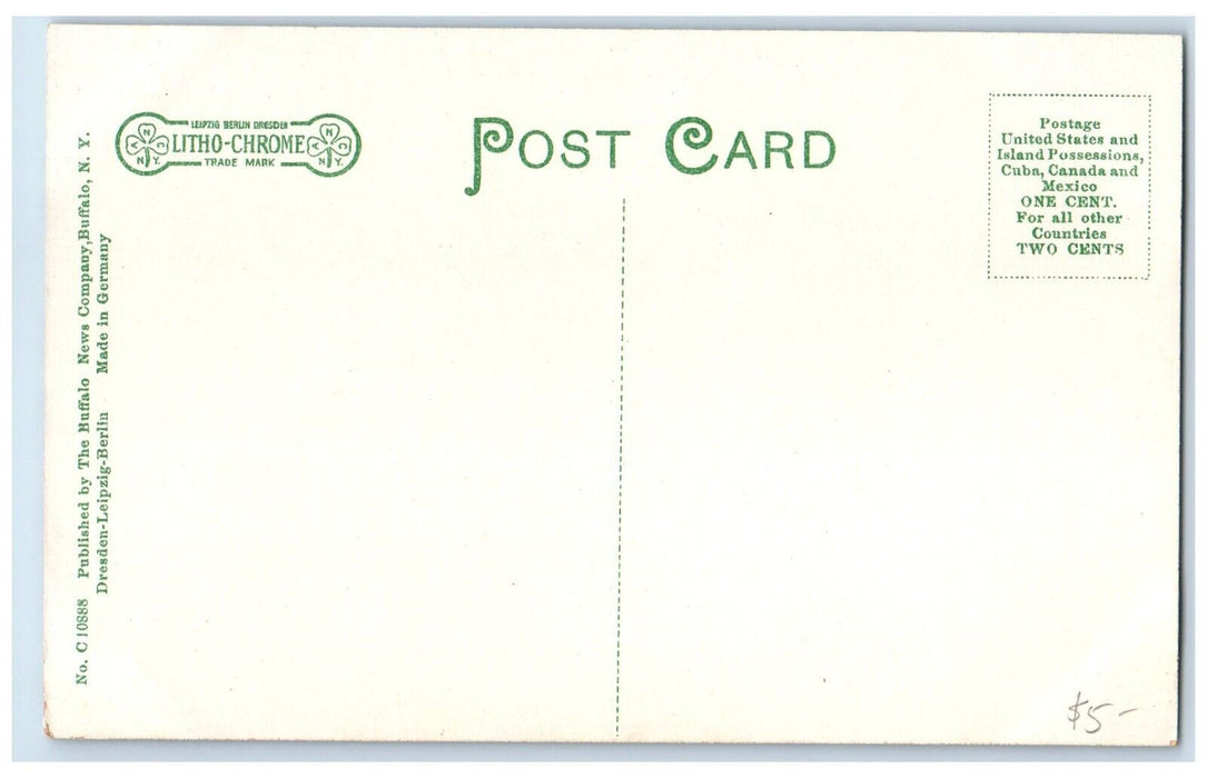 1910 Exterior View Mt Vernon High School Building Mt Vernon New York NY Postcard