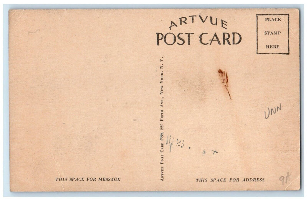c1940 Exterior New London Inn Building New London New Hampshire Artvue Postcard