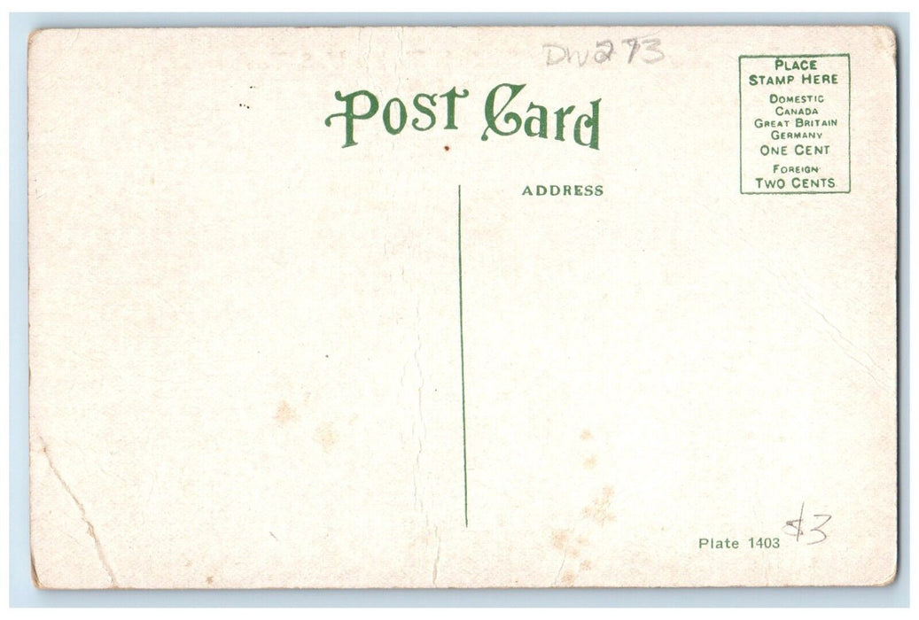 1910 Old Fort Dry Tortugas Southern Place US Territory Key West Florida Postcard