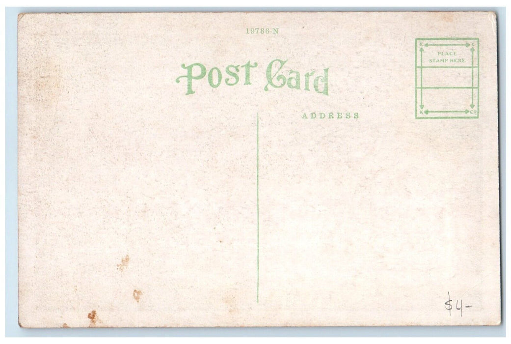c1920 Lakeland Golf Country Club Classic Cars Lakeland Florida Unposted Postcard