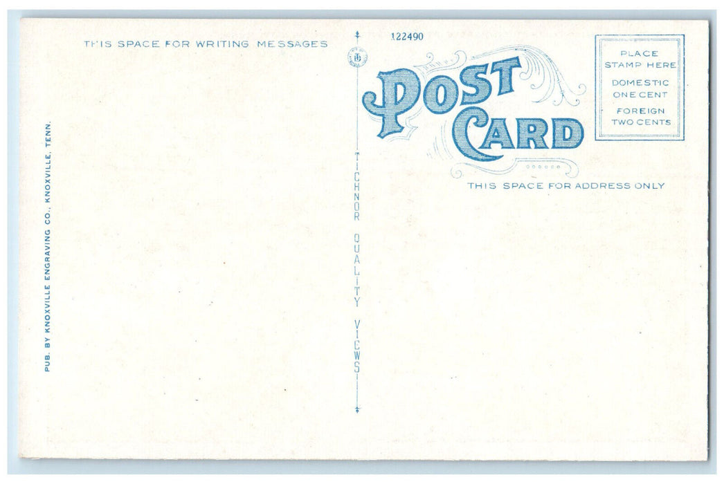c1930's Girls Dormitory East Tennessee State Normal Johnson City TN Postcard