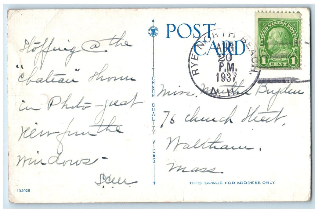 c1920s Air View Wentworth By The Sea And Navy Yard Portsmouth NH Posted Postcard