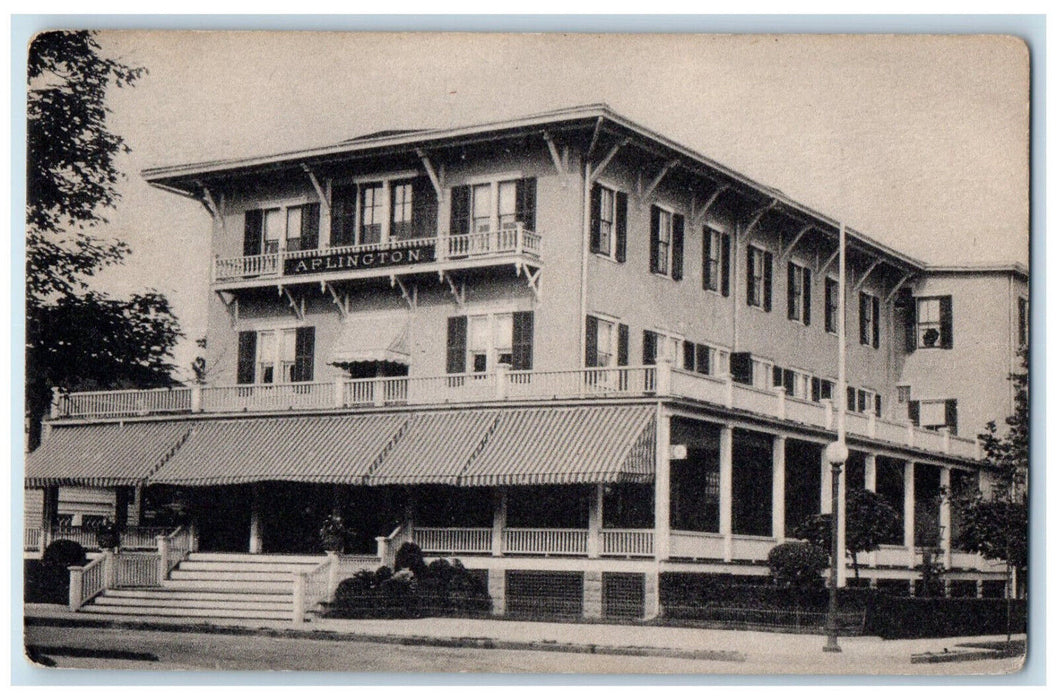 c1905 Arlington Hotel Ocean Grove New Jersey NJ Antique Unposted Postcard