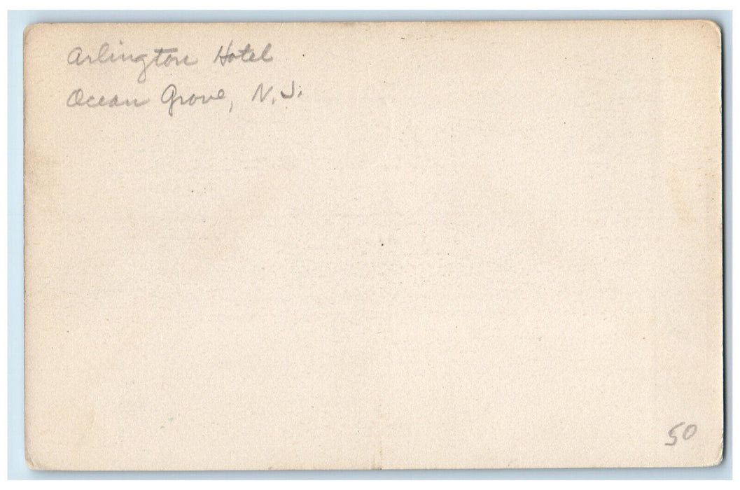 c1905 Arlington Hotel Ocean Grove New Jersey NJ Antique Unposted Postcard