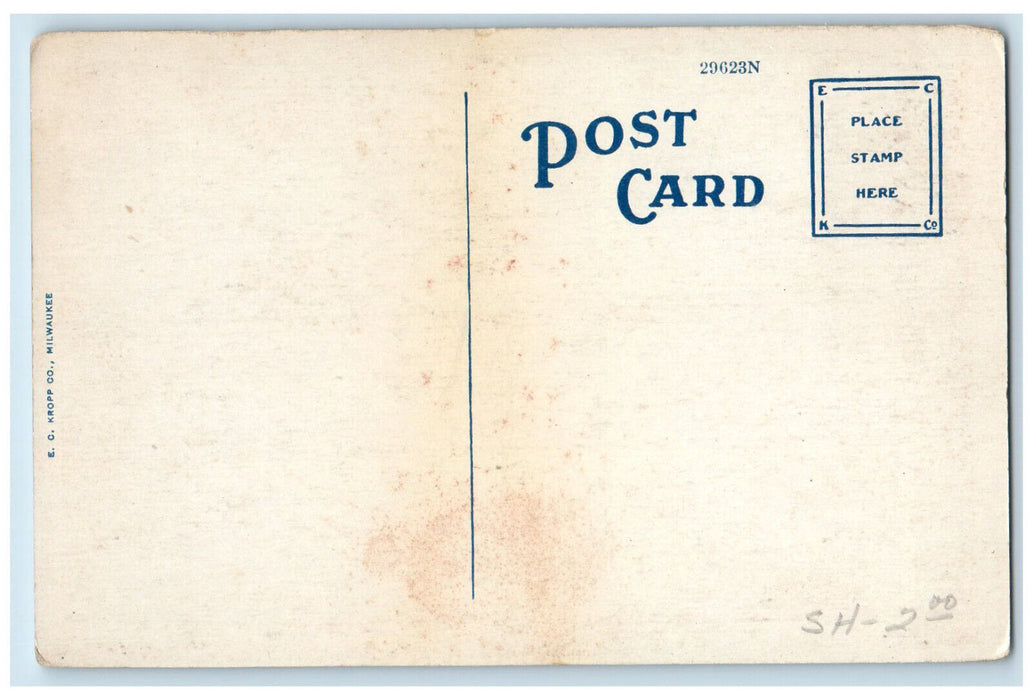 c1920's Craig Hall South Illinois Avenue Atlantic City NJ Antique Postcard