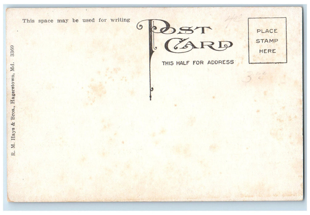 c1910 Poultry Building Great Hagerstown Fair Hagerstown Maryland MD Postcard