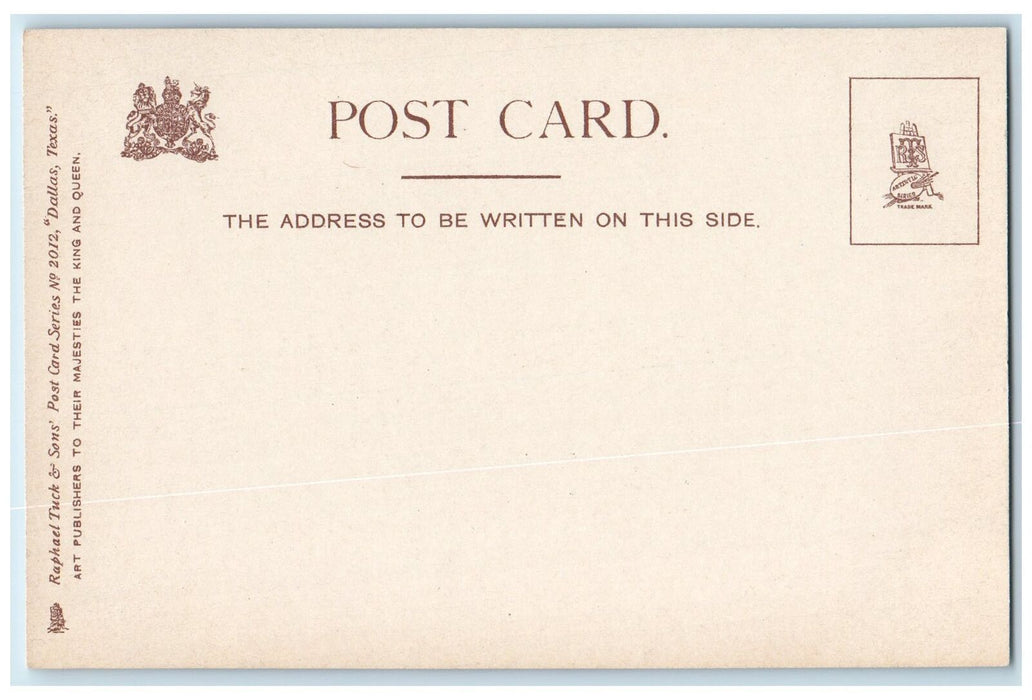 c1905's Wilson Building Dallas Street Scene Texas TX Unposted Vintage Postcard