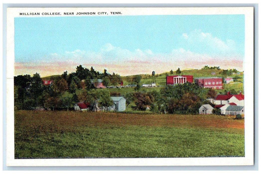 c1930's Milligan College Near Johnson City Tennessee TN Vintage Postcard