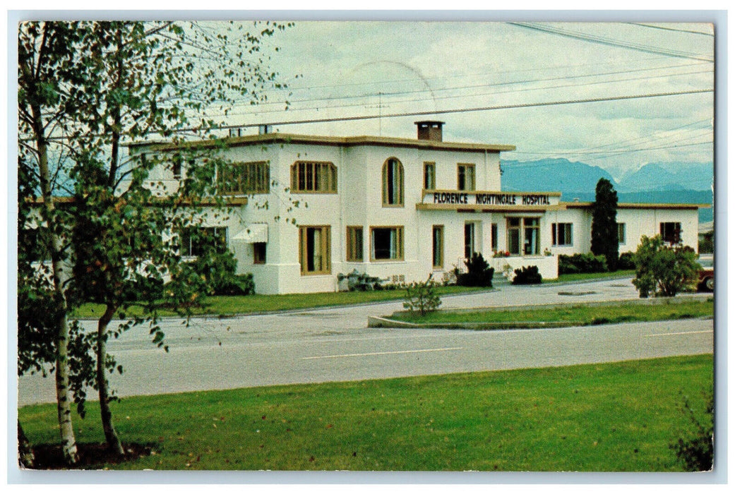 1972 The Florence Nightingale Private Hospital Surrey BC Canada Postcard