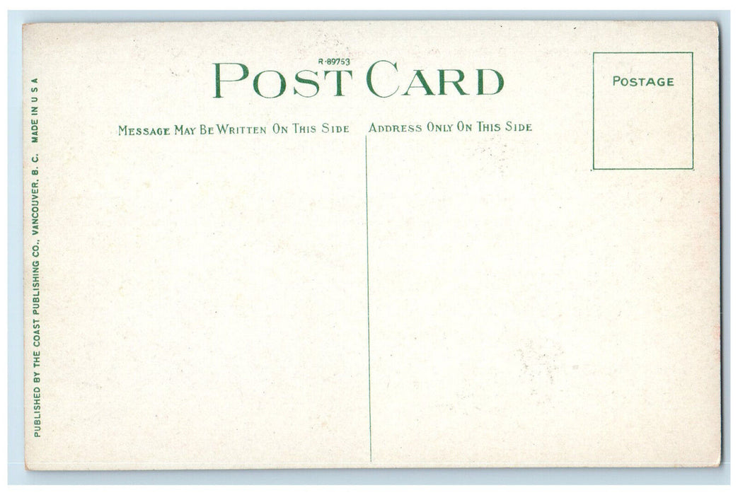 c1910 Residence of R.P. Butchart Victoria British Columbia Canada Postcard