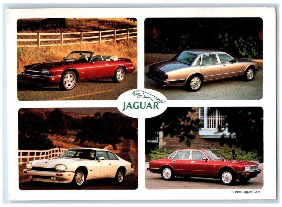 1994 Piehler Jaguar Auto Show Buffalo NY Jaguar Dealership Advertising Postcard