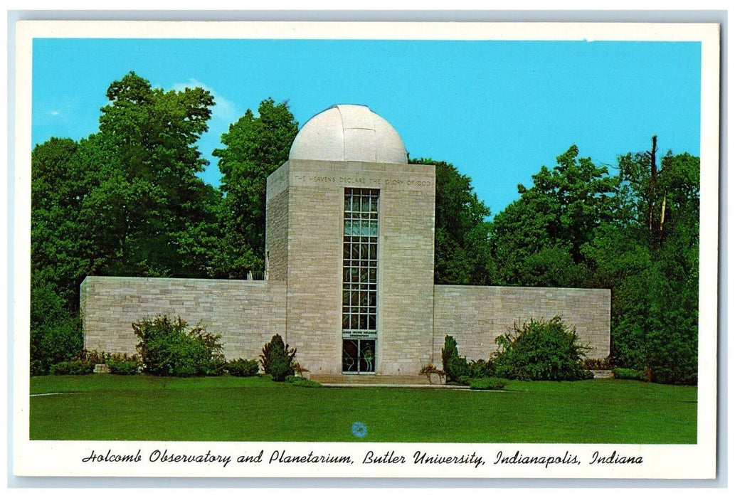 Holcomb Observatory And Planetarium Butler University Indianapolis IN Postcard