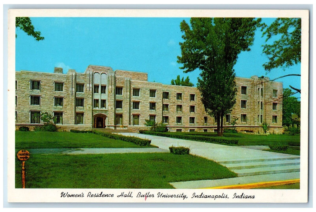 Women's Residence Hall Butler University Indianapolis Indiana IN Postcard