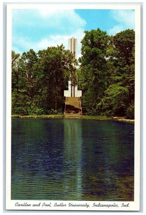 Carillion And Pool Butler University Medical Indianapolis Indiana IN Postcard