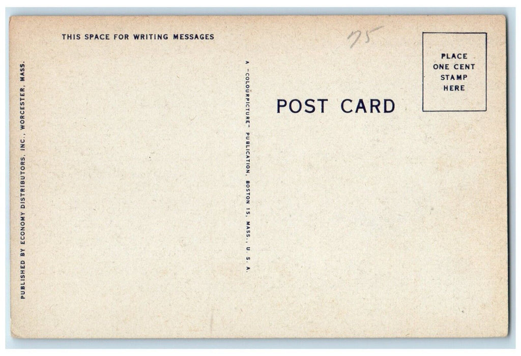 American Antiquarian Society Worcester Massachusetts MA Unposted Postcard