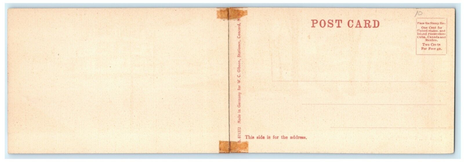c1905 Panoramic St. Street Concord New Hampshire NH Post Office School Postcard