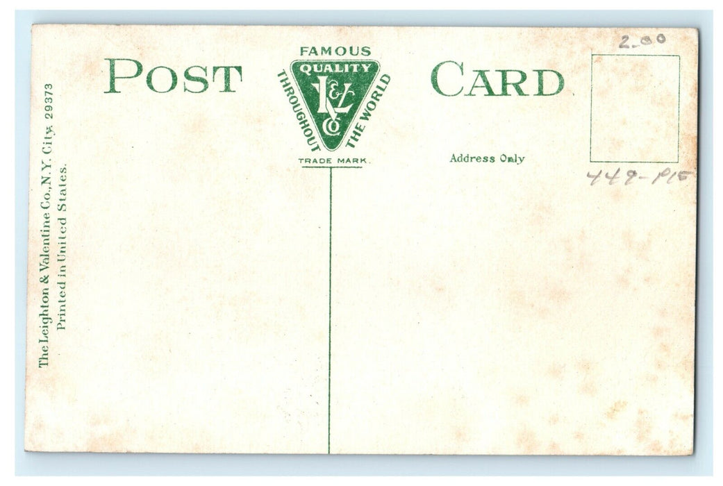 1912 Bridges at Cheapside, Greenfield, Massachusetts MA Unposted Postcard
