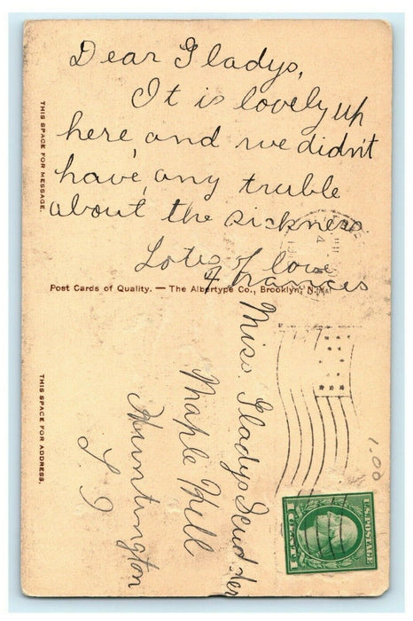 1916 Green River, Great Barrington, Massachusetts MA Posted Postcard