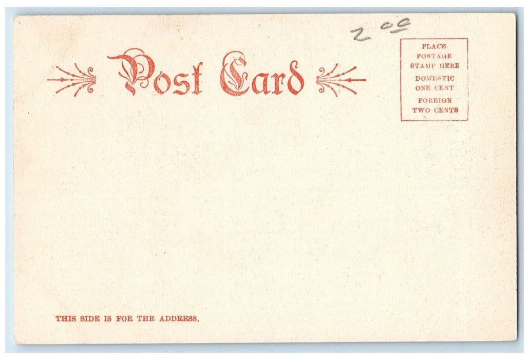 c1905s Omaha Water Company Pumping Station Exterior Omaha Nebraska NE Postcard