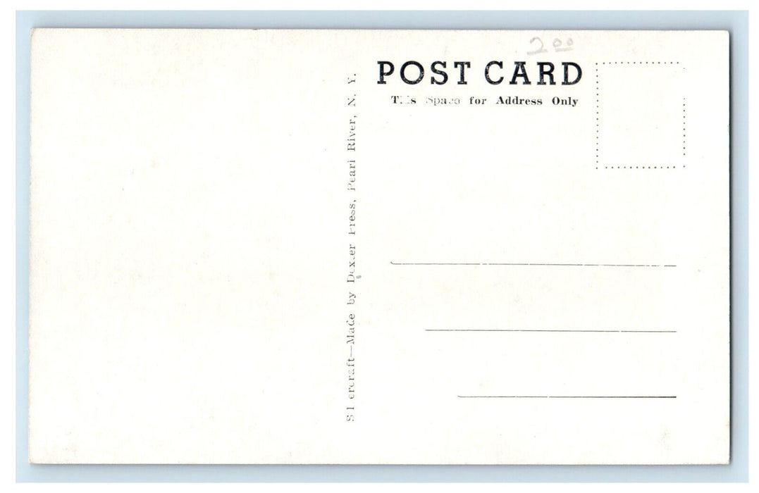 Massachusetts Hall Building Bowdoin College Brunswick Maine ME Vintage Postcard