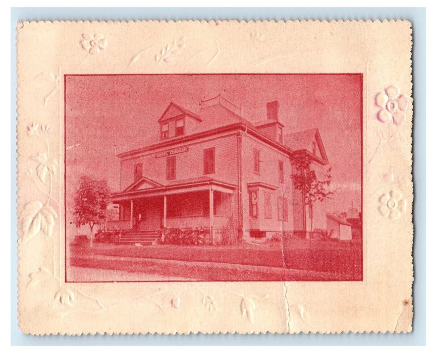 1904 Hotel Cornish Social Club Gathering Party Invitation Chic Bird Postcard