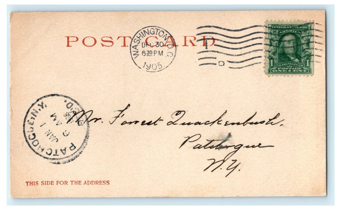 1906 Cabin John Bridge Potomac River Washington DC Antique Postcard
