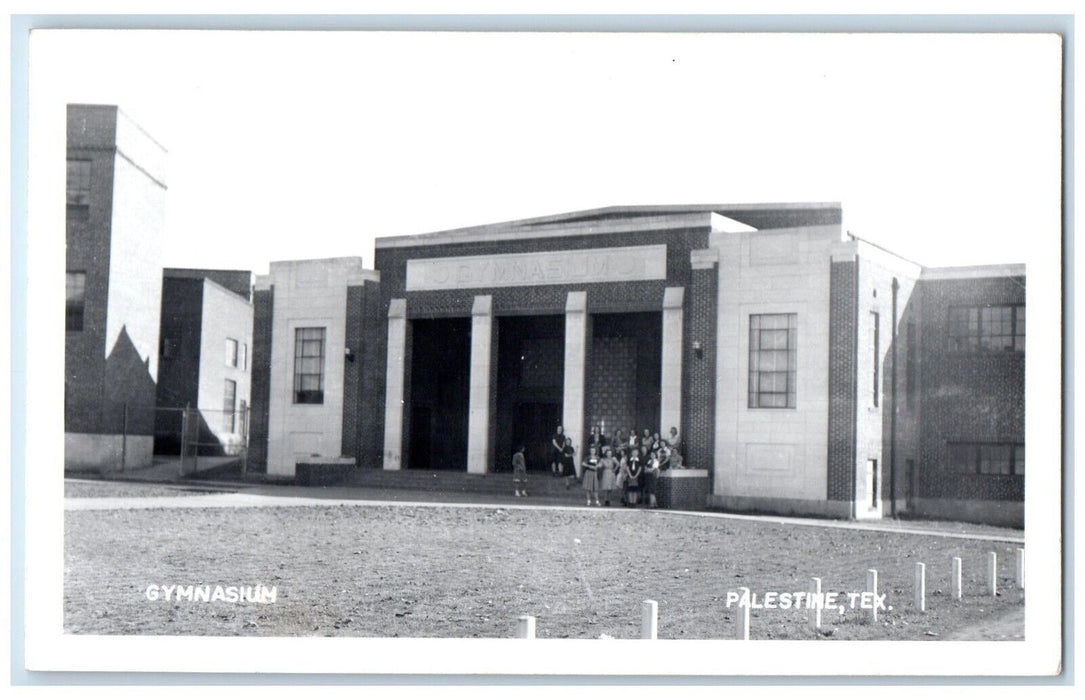 c1940's Gymnasium Women Palestine Texas TX RPPC Photo Unposted Postcard