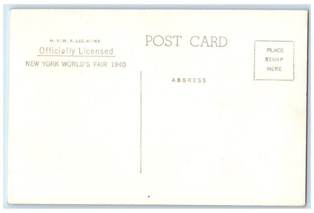 1940 Golden Sprays Leo Lentelli New York World's Fair NYWF RPPC Photo Postcard