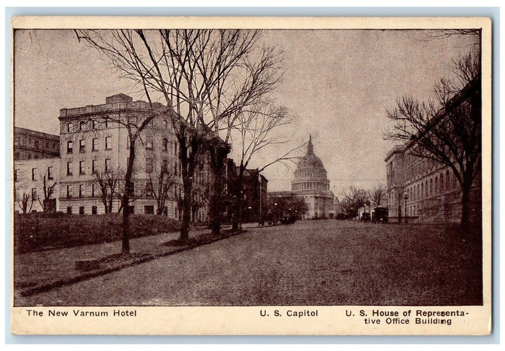 The New Varnum Hotel US Capitol House Of Representative Office Building Postcard