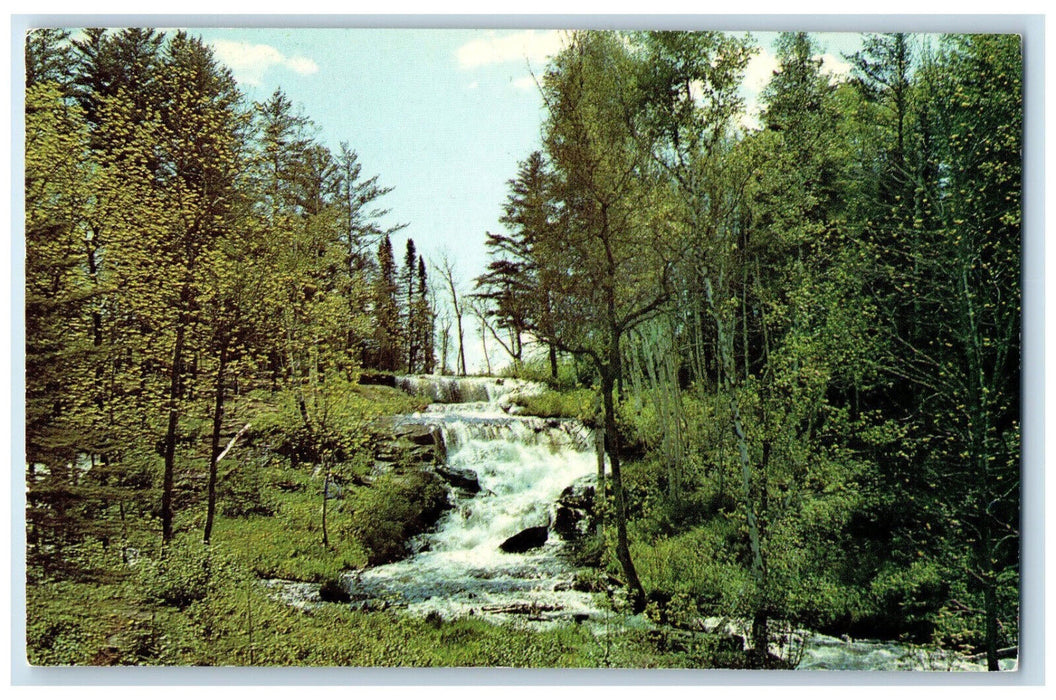c1950's Ogopogo Lodge and Resort Mountain Lake Minden Ontario Canada Postcard