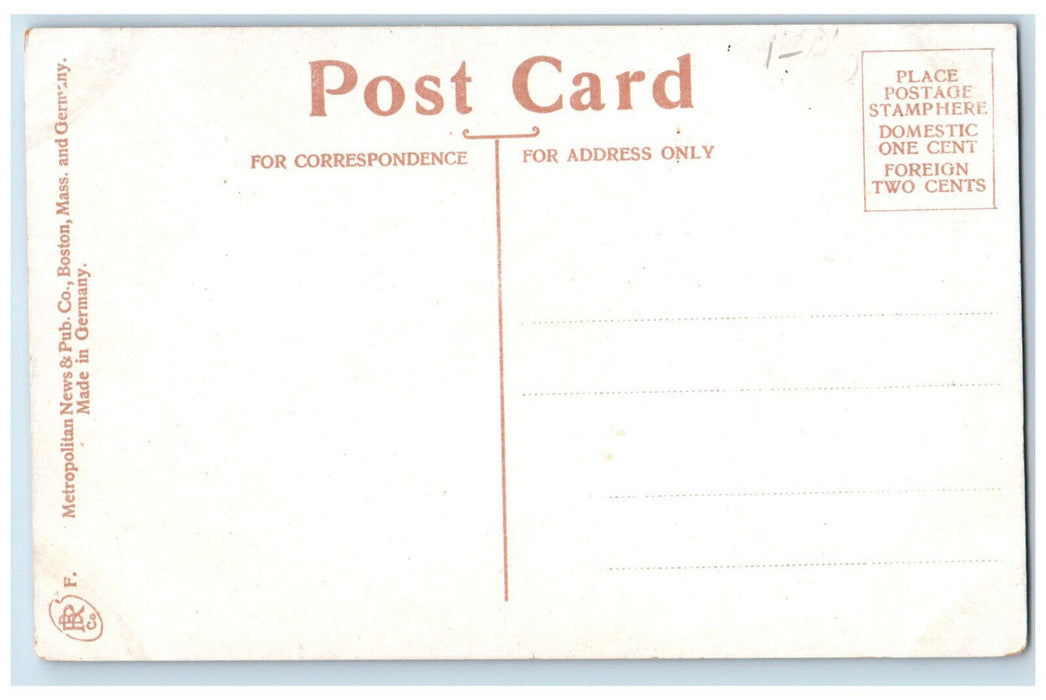 c1910 Artist Champney Place Old Deerfield Massachusetts MA Antique Postcard