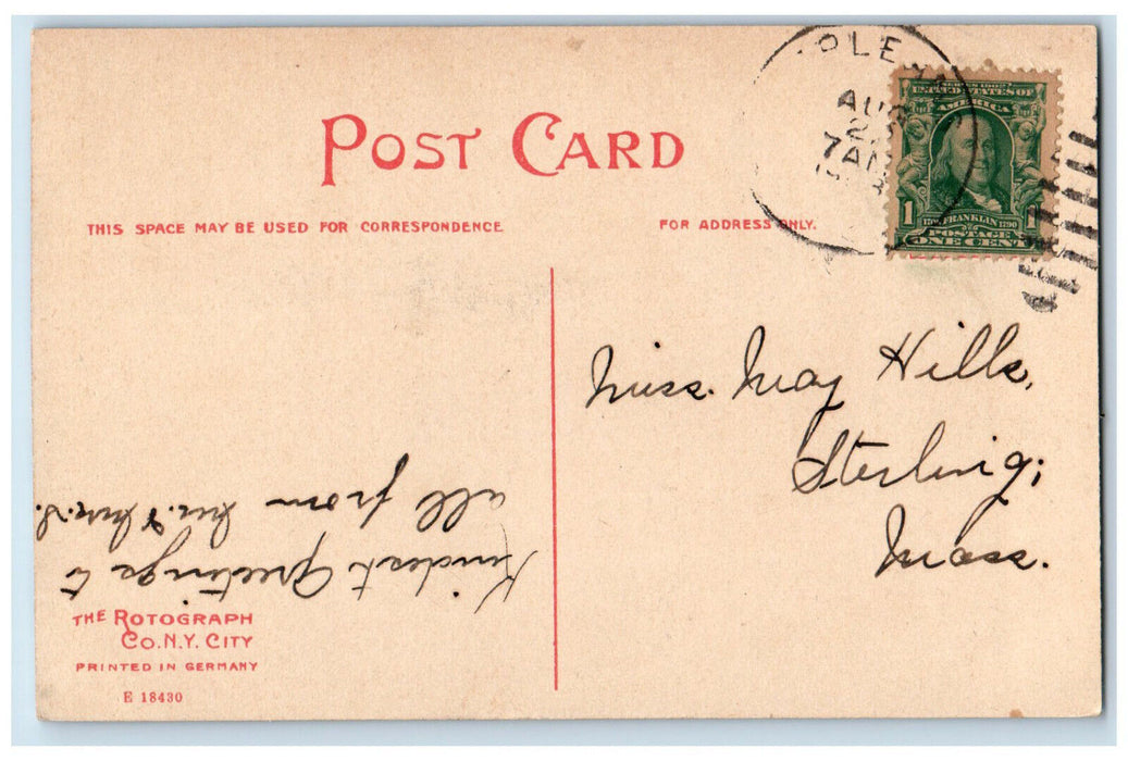 c1910 The Snow Library Building Orleans Massachusetts MA Antique Postcard